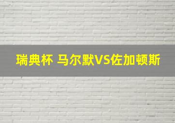 瑞典杯 马尔默VS佐加顿斯